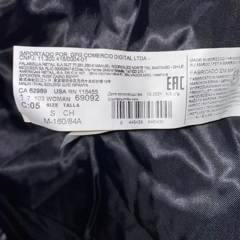 Mango Houndstooth Jacket- Euc - image 7